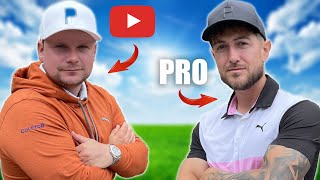 Golf Challenge Pro Golfer vs YouTuber  9 Hole Battle [upl. by Tabib]