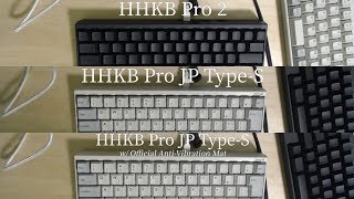 HHKB Pro 2 Pro JP TypeS Sound Test [upl. by Adneral]