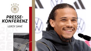 🎙️ Pressekonferenz der Nationalmannschaft mit Leroy Sané [upl. by Hanahsuar]