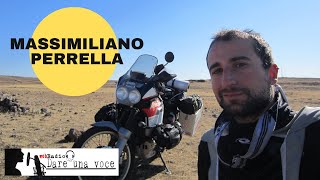 MASSIMILIANO PERRELLA GIRARE IL MONDO CON LA MIA AFRICA TWIN DEL 92 [upl. by Jecho351]