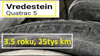 Vredestein Quatrac 5 po 35 roku i 25 tys km  Jaki stan Czy pękają Parcieją [upl. by Ateuqirne]