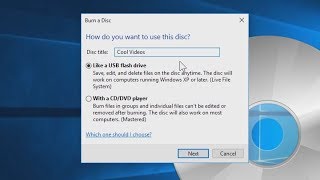 Windows 10 How to burn CDs and DVDs [upl. by Mcnalley983]