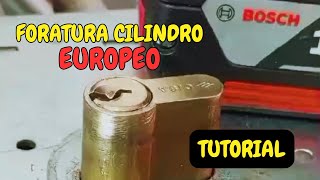 Come FORARE un CILINDRO Europeo  Tutorial Fabbro [upl. by Anatole]