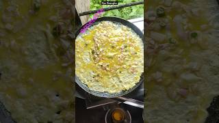 Omelette  Egg 🤤😲🔥👀💯shorts viralvideo recipe [upl. by Enar]