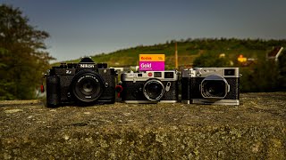 Nikon Zf  Fujifilm X100VI vs Kodak Gold 200  Film Simulation Comparison [upl. by Eshman406]