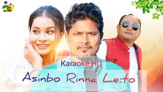 Asinbo Rinna Leto  Karaoke  High Quality  D Sankar Gam [upl. by Inaliak]