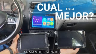 Comparativa pantallas Android Cuál es la mejor del mercado para VW  Armando Carros [upl. by Neyuq]