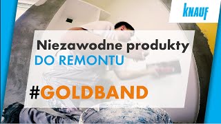 Knauf Goldband  tynk gipsowy do remontu  Niezawodne produkty do remontu [upl. by Eceerahs]