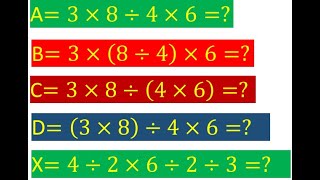 Priorité des opérations multiplication division maths académie [upl. by Serge]