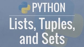 Python Tutorial for Beginners 4 Lists Tuples and Sets [upl. by Novikoff]