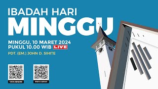 LIVE IBADAH HARI MINGGU  10 MARET 2024 PUKUL 1000 WIB [upl. by Oirottiv]