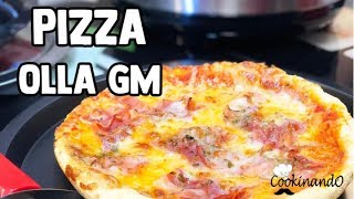 PIZZA THERMOMIX  OLLA GM  AL MAS PURO ESTILO TELEPIZZA [upl. by Larina]