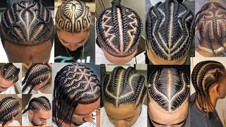 Unique Cornrow Braids Hairstyles for Black Men  Stylish Braids Cornrow Weave hairstyles for Men [upl. by Samid]