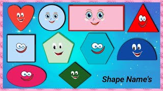 Shape Names  Explore the List of All Shapes in English kidssong shapenames shapesnameinenglish [upl. by Nidak]