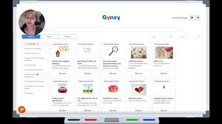 Learn about creating and saving lessons in Gynzy [upl. by Pages]