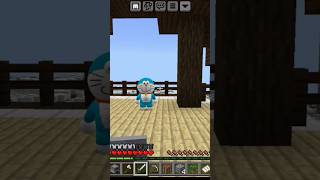 I Met Doremon in Minecraft gaming minecraft shorts [upl. by Anyer677]