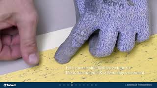 How to install Tarkett Linoleum flooring [upl. by Hnil571]