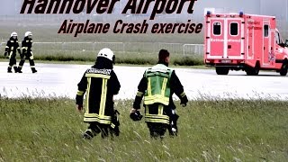 Flugzeugabsturz MANV 3  Aircraft Crash Hannover Airport exercise [upl. by Ringler]