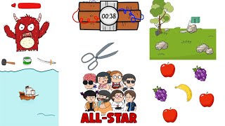 Brain test all star level 241 242 243 244 245 solution [upl. by Lobiv]