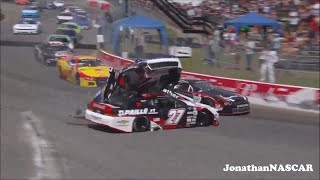 Start Big Crash NASCAR Pintys Series 2023 Trois Rivières GP3R [upl. by Im]