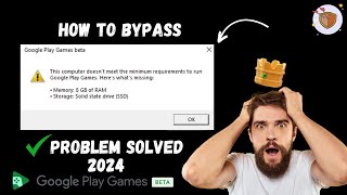 HOW TO BYPASS GOOGLE PLAY GAMES BETA SYSTEM REQUIREMENTS 2024 googleplaygamesbeta clashofclans [upl. by Margie]