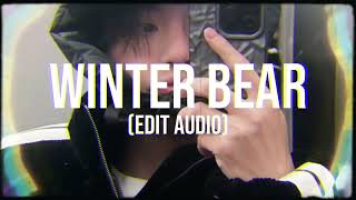 Taehyung  Winter bear edit audio [upl. by Lisabeth]