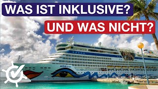 AIDA Was ist inklusive Und was kostet extra [upl. by Nyrroc]