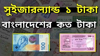 সুইজারল্যান্ড ১ টাকা বাংলাদেশের কত  Switzerland 1 taka Bangladeshi koto  কেমন দেশ সুইজারল্যান্ড [upl. by Thomasa]