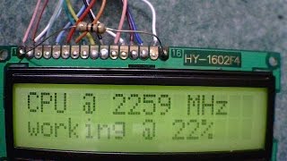 2x16 Lcd ekran ve Lcd smartie Programı ile Görüntüleme Uygulaması [upl. by Lesslie]