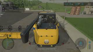 FS22  No Mans Land 11 Harvesting Sorghum Hard Mode With Precision Farming [upl. by Yahska]