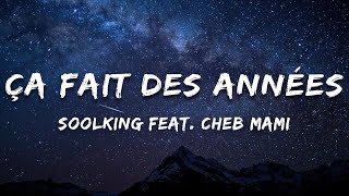 Soolking feat Cheb Mami  Ça fait des années ParolesLyrics [upl. by Ydisahc]