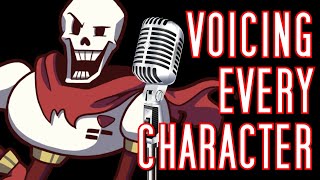 Im the Voice of EVERY Undertale Character Can I Pull it Off [upl. by Notirb]