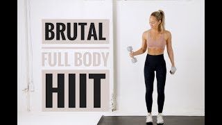 20 Minute  FULL BODY HIIT Workout With Weights [upl. by Graner]