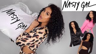 HUGE 500 WORTH OF NASTY GAL HAUL IS IT WORTH IT [upl. by Ardnatal]