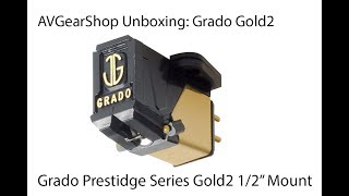 AVGearShop Unboxing Grado Prestige Series Gold2 12quot Standard Mount Turntable Cartridge [upl. by Eneleuqcaj]