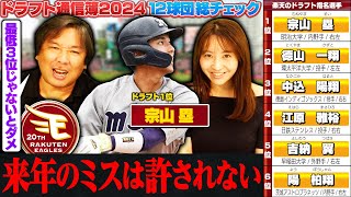 【ドラフト評価⑤】5球団競合の”宗山塁”を獲得‼︎『まさかの1位で野手⁉︎』村林浅村がコンバートの可能性も…監督交代で来季はAクラス入りできるのか⁉︎【楽天編】 [upl. by Namyh72]