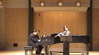 Paul Hindemith Sonata for Flute and Piano  Mvt 1 [upl. by Berne744]