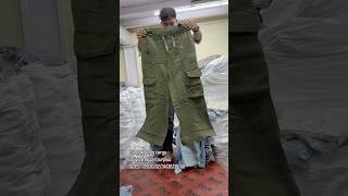 Linen wide leg cargo original export surplus [upl. by Amirak]