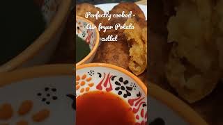 Air fryer Potato cutlet philipsairfryer airfryerrecipes potatorecipe healthycooking shorts [upl. by Coppock]