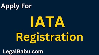 IATA Registration for Travel agency amp Cargo agency  IATA Consultant [upl. by Pacorro385]