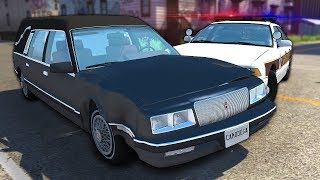 Insane Haunted Police Chase with a Hearse  BeamNG Gameplay amp Crashes  Police Escape [upl. by Nnylarat]