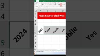 How to Make Angled Cells in Excel [upl. by Anikes]