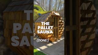 I Built a DIY Backyard Sauna diy sauna [upl. by Ecurb]