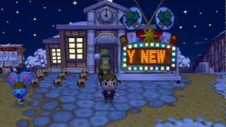 Animal Crossing City Folk  New Year Countdown HD [upl. by Munn]