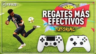 FIFA 20 REGATES MÁS EFECTIVOS 🔥⚽ TUTORIAL SKILLS [upl. by Ricoriki]