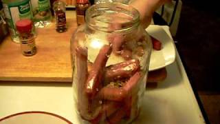 HOW TO MAKE PICKLED SAUSAGES [upl. by Eliot]