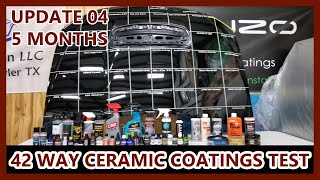 Ceramic Coating Wax Sealant Longevity Test  42 WAY  UPDATE 04  5 MONTH UPDATE [upl. by Irrabaj]