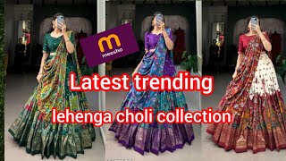 meesho trending beautiful lehenga choli collection 💕🥰viralmeesho online shopping 🥰💕😍 [upl. by Samalla143]