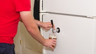 How To Build A Beer Fridge Using a Kegerator Conversion Kit [upl. by Rebecka]