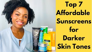 Top 7 Affordable Sunscreens for Darker SkintonesNON ASHYNO WHITE CASTDoctor Recommended [upl. by Frasquito786]